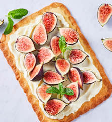 Tarta mediterránea de higos