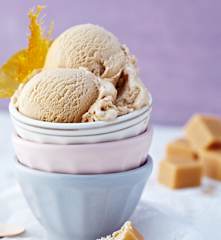 Helado de toffee