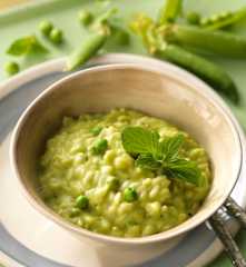 Pea and Mint Risotto