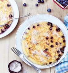 Blaubeer-Pfannkuchen