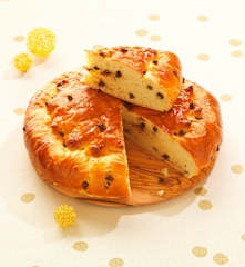 Galette briochée aux pépites de chocolat