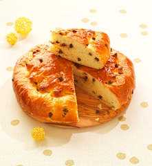 Galette des rois con gocce di cioccolato