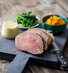 Roastbeef s hořčičnou omáčkou