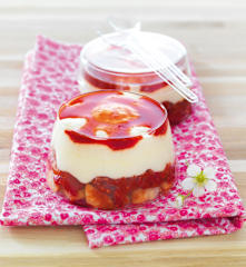 Tiramisu poivron-framboise