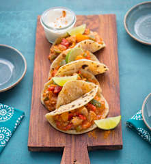 Mexikanische Tortillas mit Hähnchen