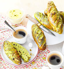 Baguette viennoise au thé matcha