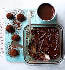 Glaseado de chocolate (ganache)