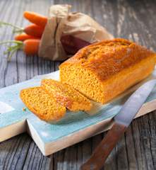 Plumcake vapeur à la carotte