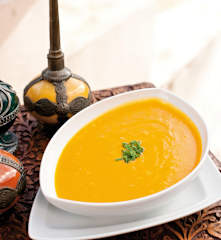 Sopa de zanahoria, naranja y jengibre (La soupe des amoureux)
