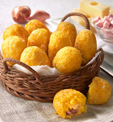 Baked rice croquettes