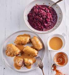 Rindfleischrouladen mit Rotkraut (XXL)