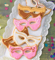 Máscaras de carnaval de pastafrola