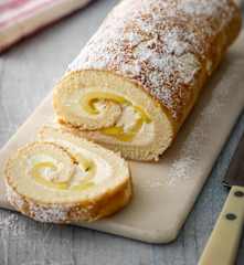 Mango Swiss Roll
