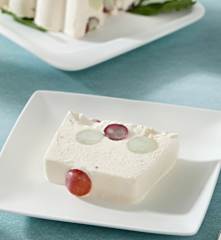 Helado de uvas al laurel