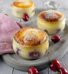 Cerezas gratinadas