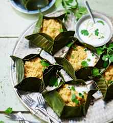 Bouchées de poisson amok, sauce coco