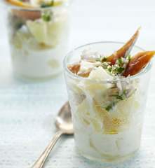 Verrines bretonnes au lait ribot