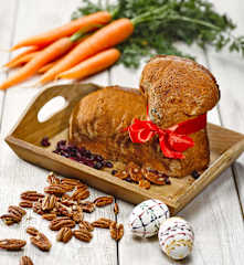 Velikonoční mrkvový beránek bez cukru