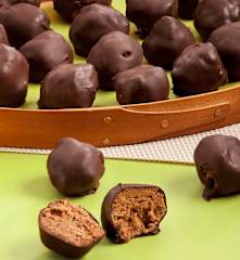 Bombons de avelã e amêndoa