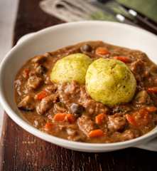 Beef, Ale and Dumpling Stew