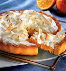 Crostata meringata all'arancia