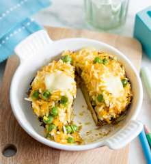 Champignons portobello farcis - recette pour les petits