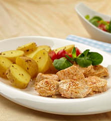 Kuřecí prsa v jogurtové omáčce s bramborami