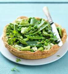 Tarte aux légumes croquants