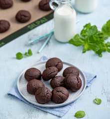 Ciasteczka czekoladowo-miętowe