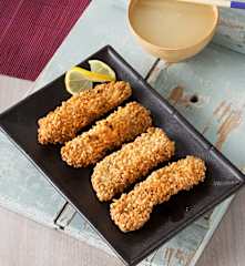 Pollo almendrado con salsa de limón (Hestan Cue™)