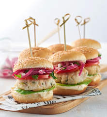 Hamburguesas de pez espada