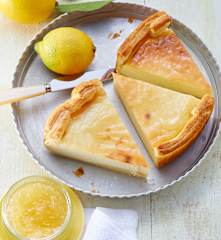 Zitronen-Frischkäse-Tarte