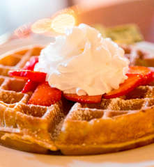 Sourdough Starter Discard Waffles