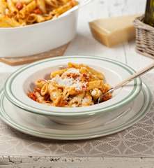 Penne risottate aglio, olio e pomodori secchi