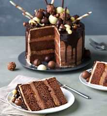 Chocolate dripping cake (Tarta de goteo)
