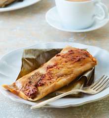 Tamales rancheros veganos