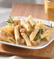 Pasta mit Kichererbsen