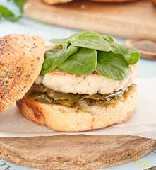 Hake and Prawn Burger