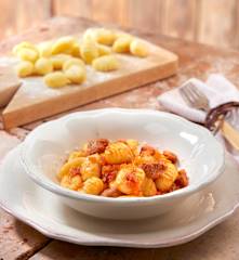 Gnocchi al sugo di anatra