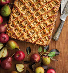 Tarte de maçã e pêra