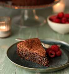 卡布里黑巧克力杏仁蛋糕