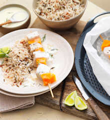 Brochette d'espadon à la vanille