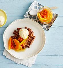 Kokos-Schoko-Waffeln