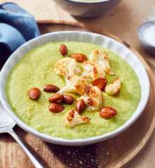 Grüne Blumenkohlsuppe