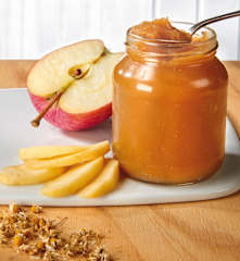 Purea di mela con camomilla