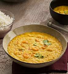 Dhal de lentejas rojas (Dhaba dhal) - India