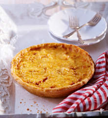 Pay de pollo al chipotle