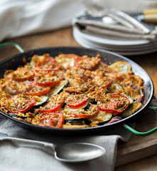 Autumn vegetable gratin