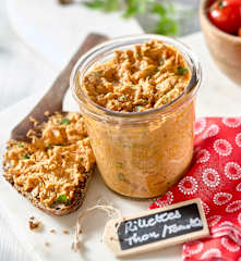 Rillettes de thon à la tomate