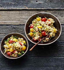 Fenchelsalat mit bunten Tomaten